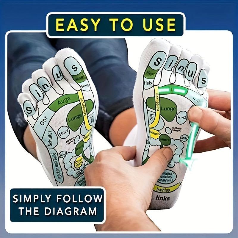 Acupressure Massage Socks & Sticks for Feet Men & Women