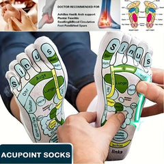 Acupressure Massage Socks & Sticks for Feet Men & Women