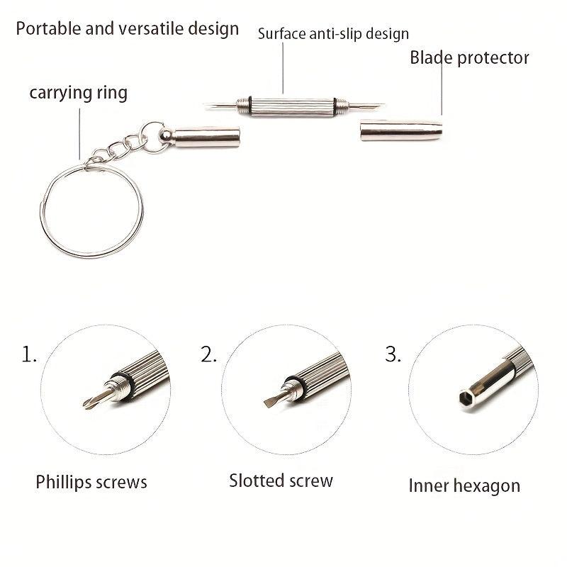 5 in 1 Portable Screwdriver Repair Kit for Glasses, Sunglasses, Watches