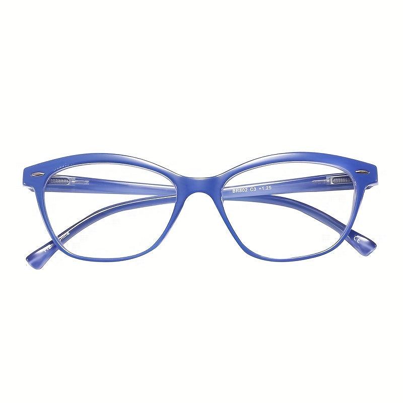 Women's Light Blocking Glasses Spring Hinge Anti Glare UV Eyeglasses