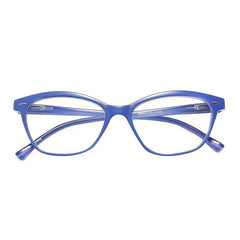 Women's Light Blocking Glasses Spring Hinge Anti Glare UV Eyeglasses