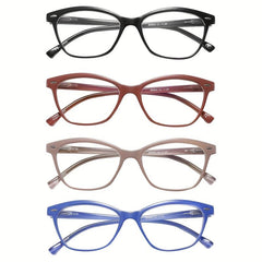 Women's Light Blocking Glasses Spring Hinge Anti Glare UV Eyeglasses