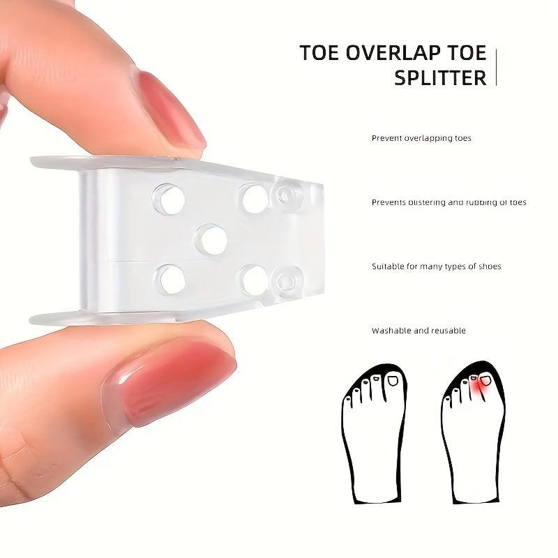 Toe Separators Silicone Toe Spacers For Overlapping Toes