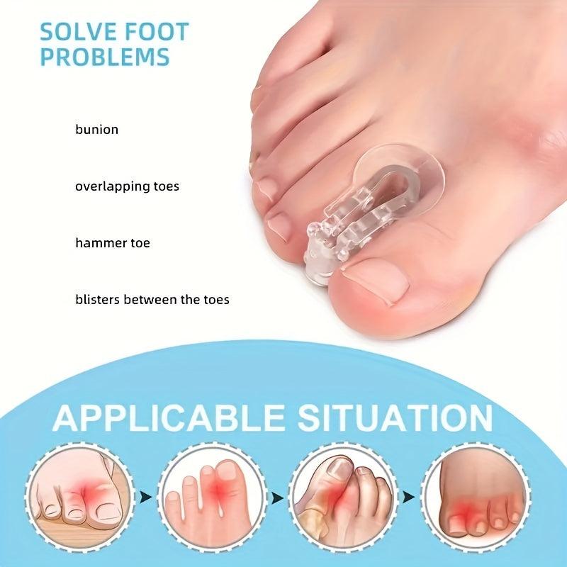 Toe Separators Silicone Toe Spacers For Overlapping Toes
