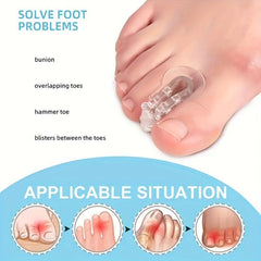 Toe Separators Silicone Toe Spacers For Overlapping Toes