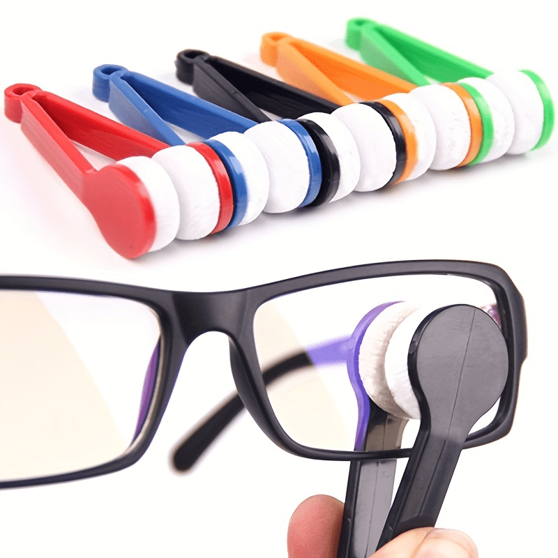 5pcs Glasses Cleaning Brush Reusable Spectacles Cleaner Brush Plastic Tool
