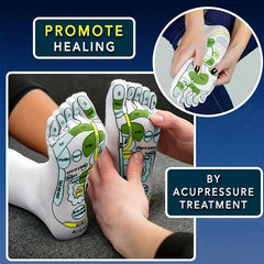 Acupressure Reflexology Socks & Massage Stick