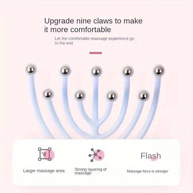 Handheld Scalp Massager 9 Claws Massage For Hair Care Office Home SPA
