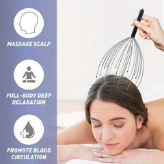 3pcs Head Massager Scratcher Handheld Scalp Massage Tingler For Deep Relaxation
