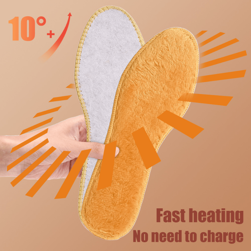 Warm Plush Insoles for Snow Boots Shoes