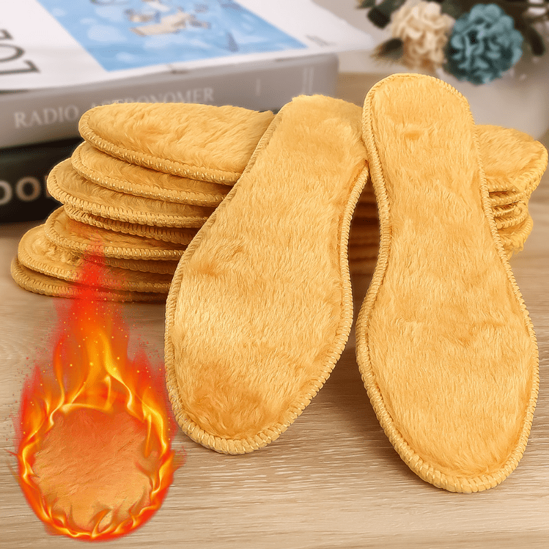 Warm Plush Insoles for Snow Boots Shoes