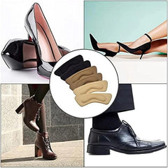 6Pairs Heel Cushion Pads Shoe Grips Self Adhesive Insoles Foot Care Protector