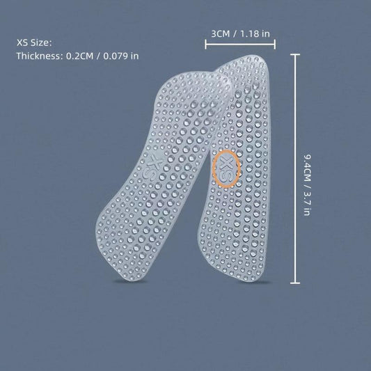 4pcs Silicone Heel Stickers Heels Grips Anti Slip Cushions Pads