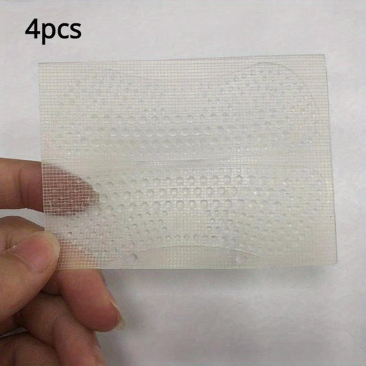 4pcs Silicone Heel Stickers Heels Grips Anti Slip Cushions Pads