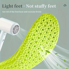 3 Pairs Men's Deodorizing Insoles Soft Shock-Absorbing Popcorn Sole