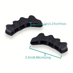 4pcs Silicone Toe Spacers for Bunion & Hammertoe Straighteners