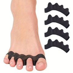 4pcs Silicone Toe Spacers for Bunion & Hammertoe Straighteners