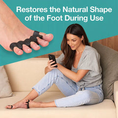 4pcs Silicone Toe Spacers for Bunion & Hammertoe Straighteners