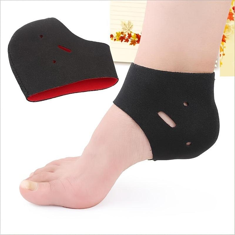 2pcs Heel Protectors Ankle Socks Arch Support Insoles