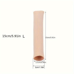 2pcs Toe Sleeve Protectors Soft Toe Separators Foot Care Tool