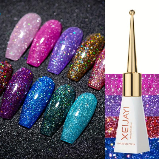 Reflective Shine Holographic Gel Nail Polish 10ml