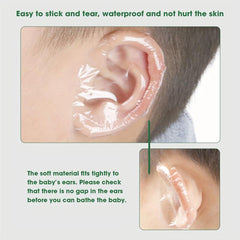 20pcs Baby Ear Protection Stickers for Shower & Pool
