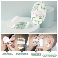 20pcs Baby Ear Protection Stickers for Shower & Pool