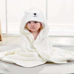 Soft Cartoon Animal Baby Bath Towel Bathrobe Newborn Skin Friendly Blanket