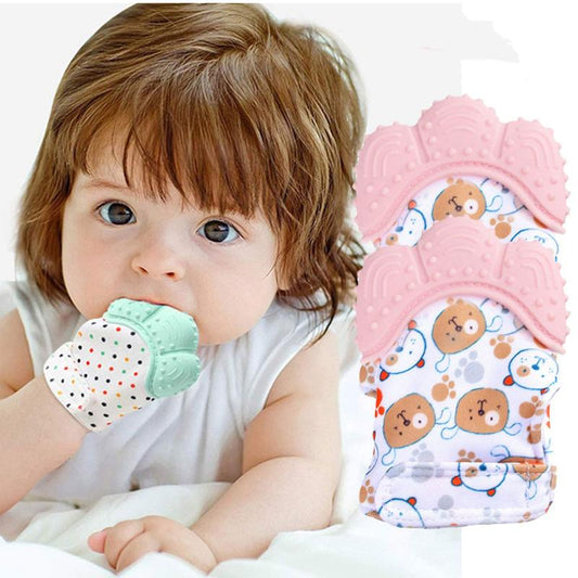 Silicone Baby Handle Toothpaste Soften Ring Belly Toothbrush