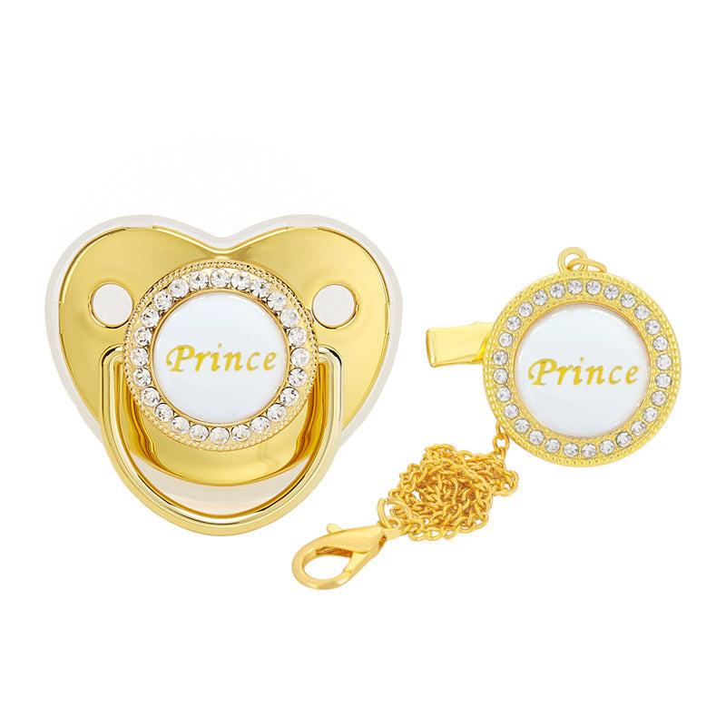 Baby Bright Princess Drill Pacifier Weaning Artifact