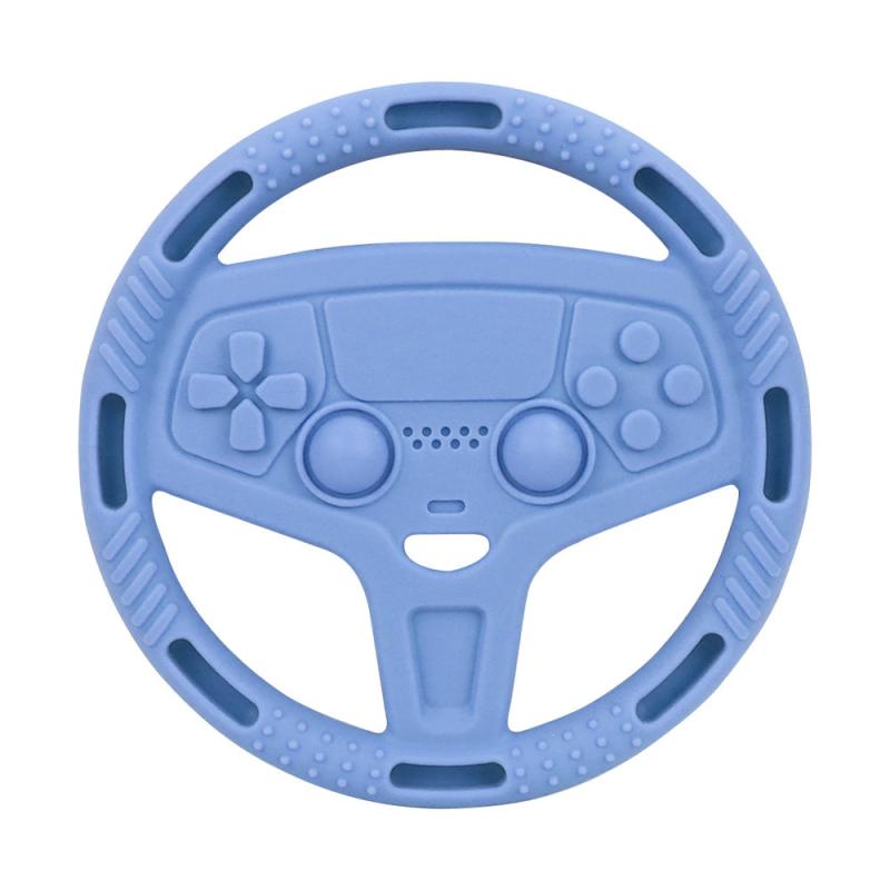 Orange Silicone Toy Steering Wheel for Boys & Girls Educational Toy