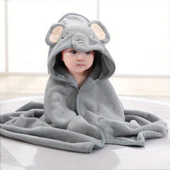 Soft & Adorable Baby Bath Towel With Hood