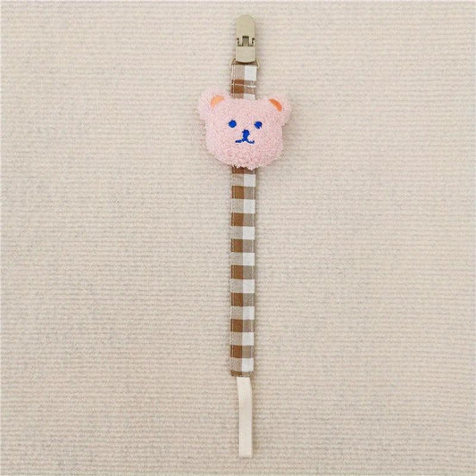 Bear Pacifier Clip Pacifier Holder for Boys and Girls Teething Toys