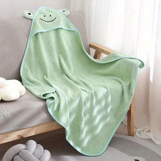 Cartoon Coral Fleece Baby Towel Blanket