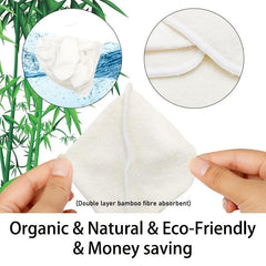 2PCS Bamboo Baby Bath Face Towel Soft Newborn Infant Washcloth