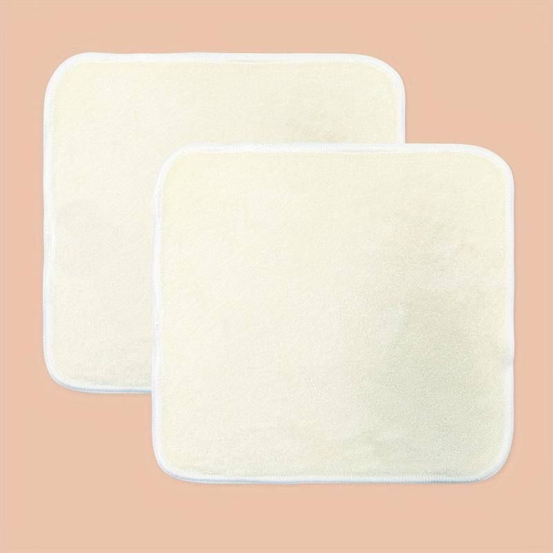 2PCS Bamboo Baby Bath Face Towel Soft Newborn Infant Washcloth