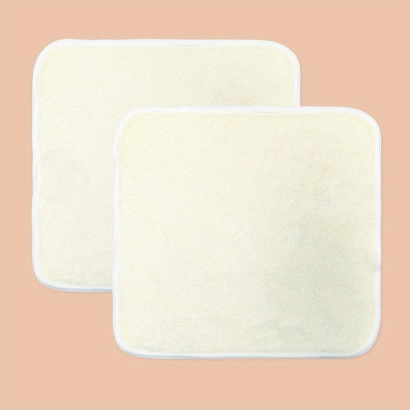 2PCS Bamboo Baby Bath Face Towel Soft Newborn Infant Washcloth