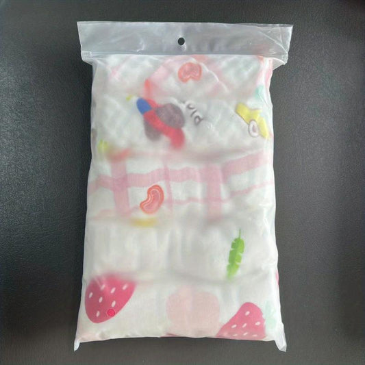 5pcs Baby Gauze Square Towels Cotton Six-layer Soft And Absorbent Towels