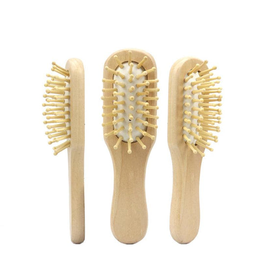 Senior Baby Wooden Hair Brush For Newborn