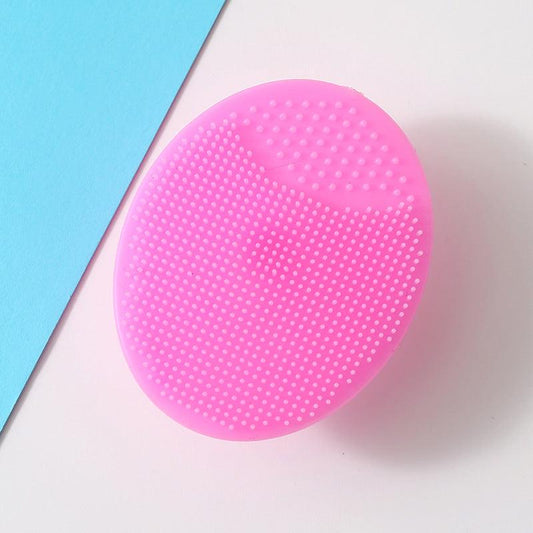 Silicone Shampoo Brush Baby Bath Massage Cleansing Brush