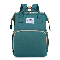 Portable Mommy Bag Folding Crib Maternal Baby Backpack