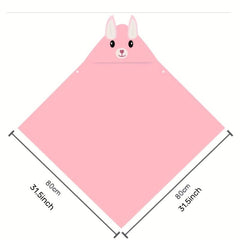 Newborn Hooded Coral Fleece Towel Blanket