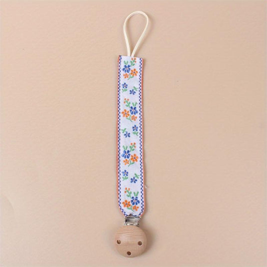 Baby Pacifier Clip Chain BPA-Free Comforting Toy Holder For Girls & Boys