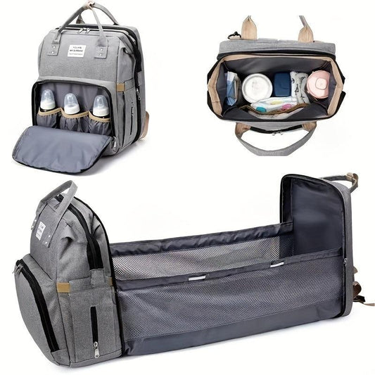 Foldable Mommy Bag w/ USB Charging Large Capacity