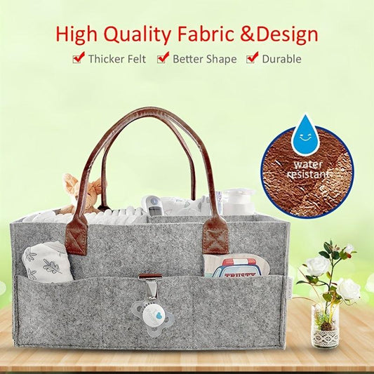 Removable Felt Storage Basket for Mommy Bag Organization