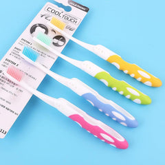 2pcs Folding Travel Soft Bristle Toothbrushes Couple Adult Portable
