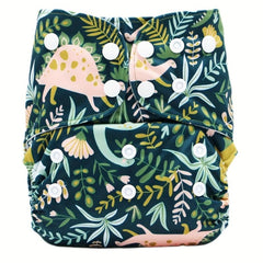 Dinosaur Print Adjustable Baby Cloth Diaper