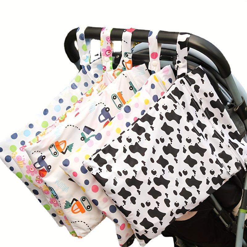 2pcs Large Size Women's Sanitary Napkin Diaper Pad Storage Bag