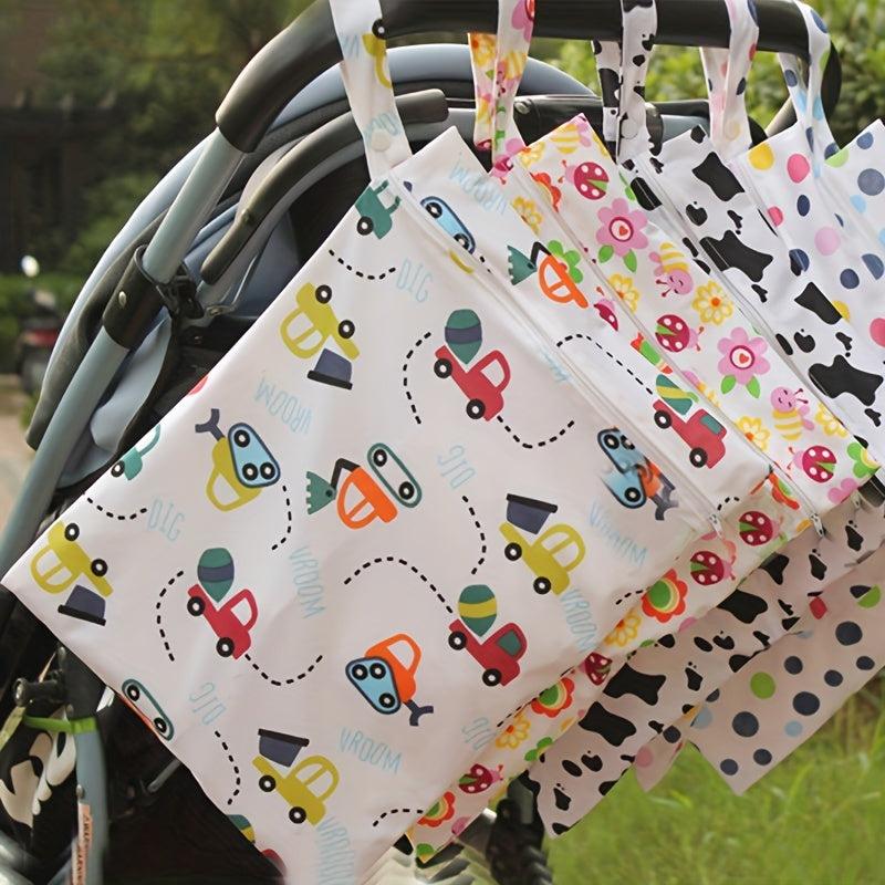 2pcs Large Size Women's Sanitary Napkin Diaper Pad Storage Bag