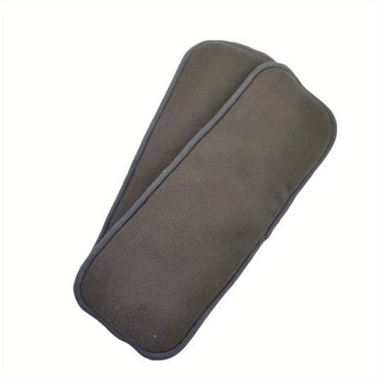 2 PCS 5 Layers Charcoal Bamboo Insert Washable Diaper Insert